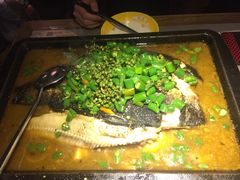 -探鱼·鲜青椒爽麻烤鱼(三水广场店)