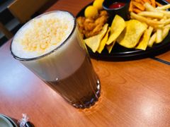 黑糖珠珠奶泡茶-魏斯理汉堡(西安沣东吾悦店)