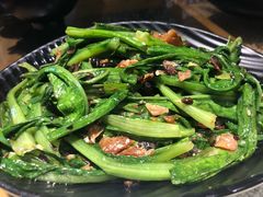 豆豉鲮鱼油麦菜-潮十三潮汕砂锅粥(高新四路大都荟店)