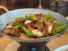 鲍鱼炒黑猪肉-花舍·新派粤菜·西餐·下午茶(亚运村·鸟巢店)