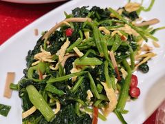 鸡蛋干拌菠菜-宏状元现熬粥·京味菜(望京店)