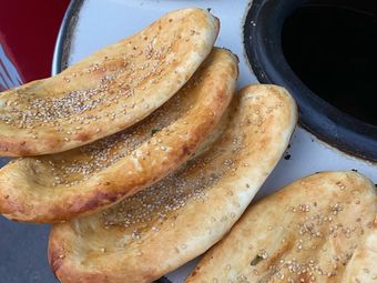 传统老式烧饼青稞饼