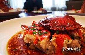 Steamed Soft-Shell Crab with Chaozhou Meatballs