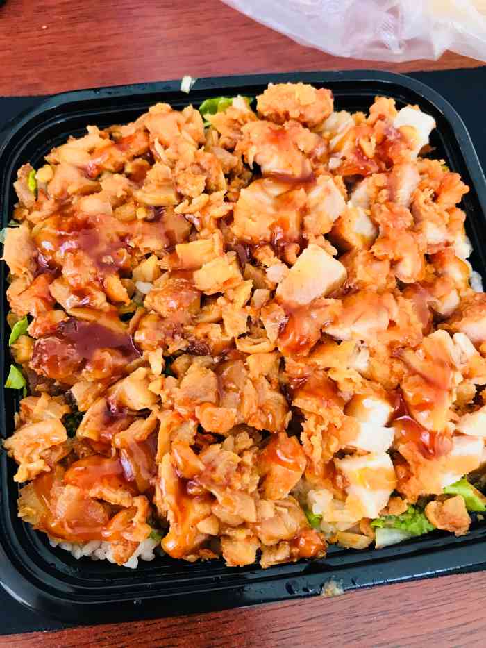 姣小姐肉肉饭(立山店)-"今天外面在下雨,很晚又没吃饭.在深夜这个.