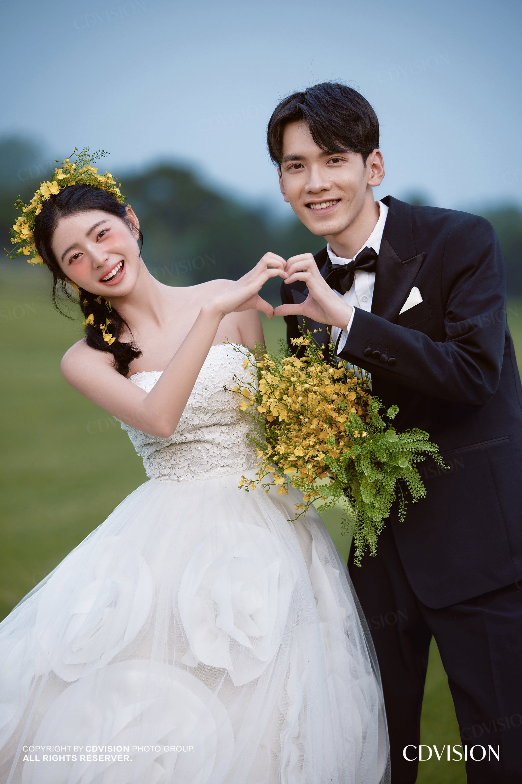 怦然心动95超有feel的小清新森系婚纱照