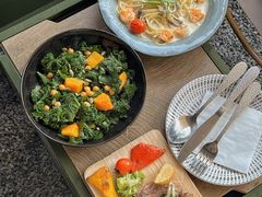 大虾白汁意面-FUNFUN有饭花园聚会餐厅