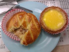 鸡批和蛋挞-金凤茶餐厅(湾仔店)