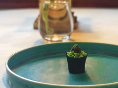 青豆酸奶油鱼子酱-三嚥阁 La Villa Restaurant