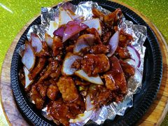 铁板黑椒牛柳-大鸭梨烤鸭(金色漫香店)
