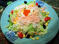 温泉蛋蟹肉沙拉-炙柒Sekinana·精致料理 烧鸟·铁板烧(海上世界店)