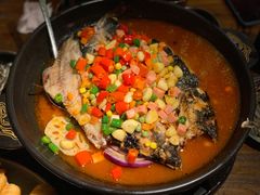 蒜香清江鱼-令狐冲烤鱼·烧菜馆(达明店)