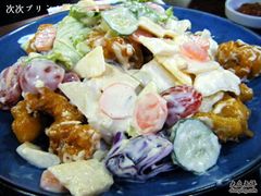 炸鸡色拉-郑阿姨的家·이모네·韩料&烤肉(武川路店)