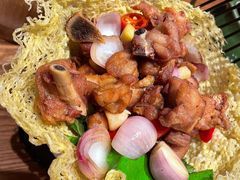 傣味柠檬香叶鸡-云海肴·汽锅鸡·云南菜(天山百盛优客店)