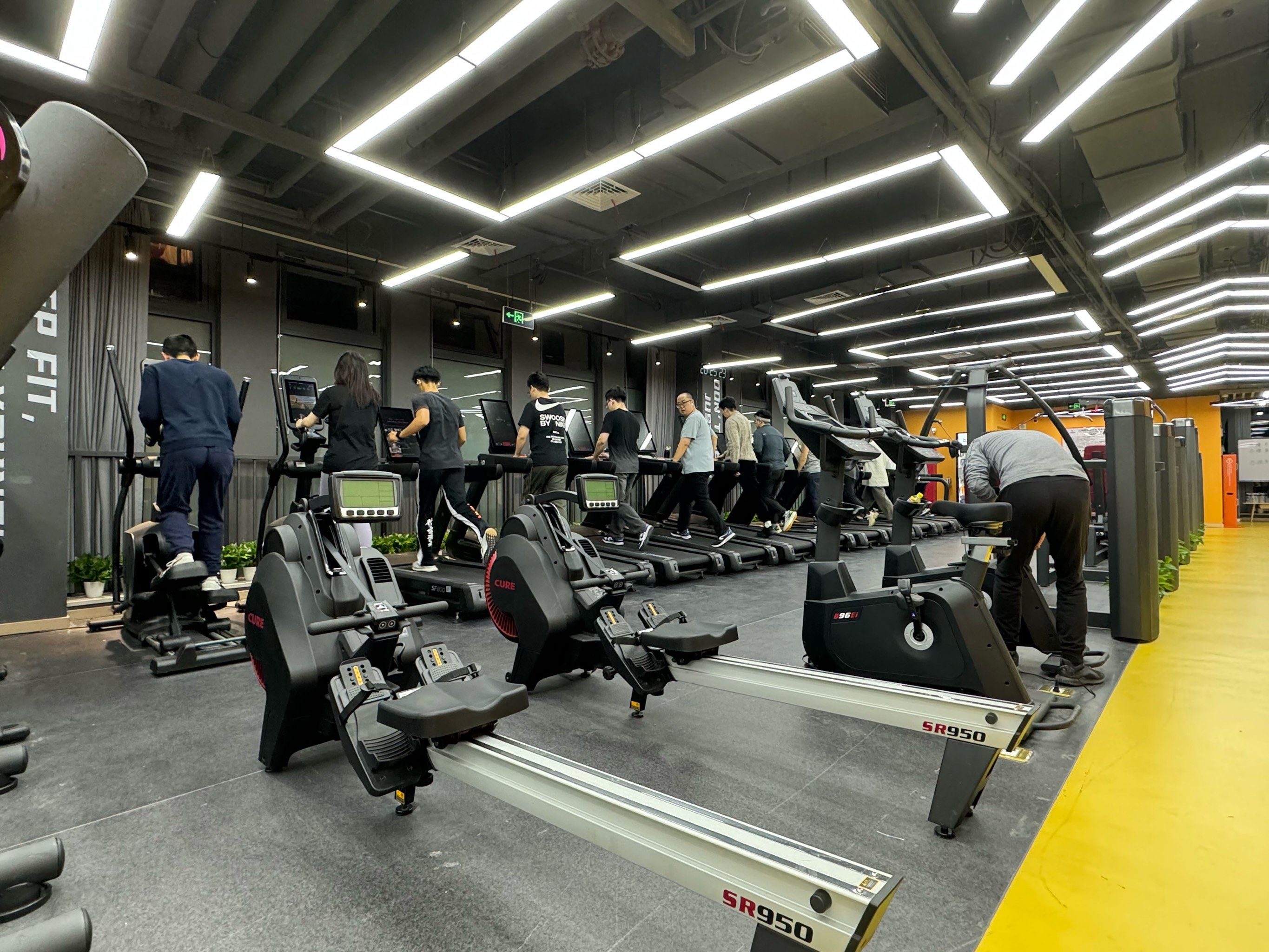 冬天最温暖的地方就是健身房