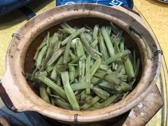 虾酱啫通菜-天宝食坊·啫啫煲大排档(西华路店)