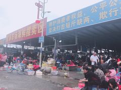 -霞涌市场海鲜摆卖区