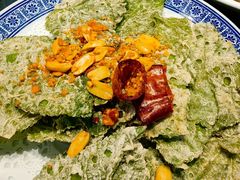 面拖桑树叶-天台徐家小吃