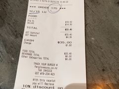 账单-Fergburger(皇后镇店)