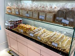 面包甜点陈列柜-LanTa蓝塔烘焙(中原万达店)