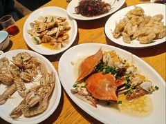 葱油红膏蟹-金海湾海鲜排档(朱家尖店)