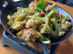 干锅炒散菜花-遇见小院·长思缘农家院(怀柔店)