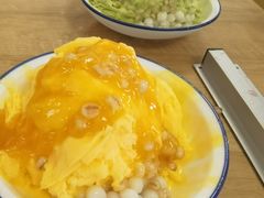 原创杨枝甘露绵绵冰-鞠婆婆•绵绵冰•凉糕•手工冰粉(苏稽一店)