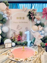 -美特派对气球装饰周岁宴百日宴宝宝 宴生日布置活动策划(曹杨店)
