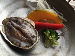 晚餐&nbsp;鲍鱼-南紀白浜 浜千鳥の湯 海舟