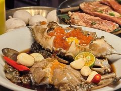 -草家酱蟹炭火烤肉店(珲春南路二店)