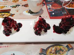 蓝莓山药-添福来墨鱼饺子 · 海鲜东北菜(大连星海·黄浦路店)