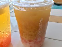 芒果多多绿茶-太平洋咖啡(海天驿站店)