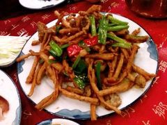 干煸茶树菇-原味斋烤鸭店(铁百店)