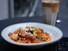 菠菜香肠螺丝面-Wagas沃歌斯(尚街店)
