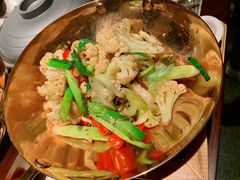 干锅花菜-绿茶餐厅(乐峰广场店)