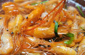 Boiled Wild Shrimp in Salt Water
