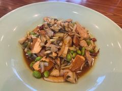 爆腌菜边笋肉片-虎哥私房菜(馒头山店)