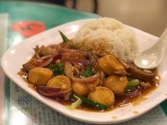 冬菇肉丝豆腐饭-烧鹅濑(西华路店)