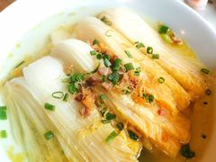 风味干贝蒸娃娃菜-杭百味·大众精选杭帮菜(西湖音乐喷泉店)