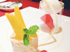 法式芒果拿破仑佐椰香冰激凌-王品牛排(帝壹城店)