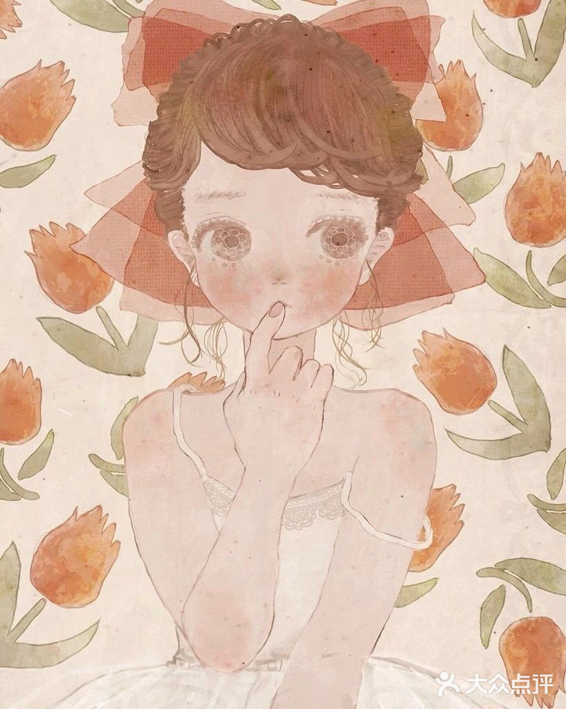 【 复古风少女插画，心都要化了。✨ 】