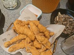 现炸小酥肉-江边城外烤鱼(方庄时代购物中心店)