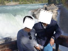 -阿萨巴斯卡瀑布观景点