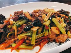 泡椒仔姜鲜牛肝-伊兰麒兰馨园·川菜·清真馆(339电视塔店)