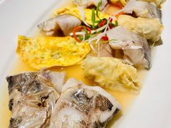 鸡汁蒸黄鱼-绿茶餐厅(朝阳大悦城店)