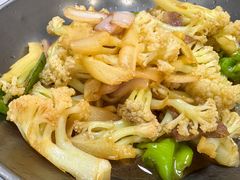 干锅有机花菜-翠茗农庄土菜馆(天目湖店)