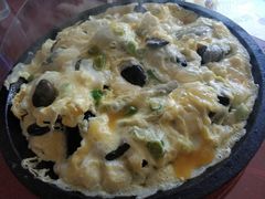 石子摊鸡蛋-北京龙庆四季香农家饭庄·灶台鱼·碳烤虹鳟鱼(龙庆峡店)