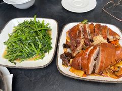蒜炒空心菜-福源酒家中餐馆