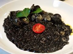 鲜墨鱼蛤蜊烩饭-IL Forno 意坊·意大利餐厅(花园店)
