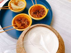 -椰爺爺·椰子冻砵仔糕