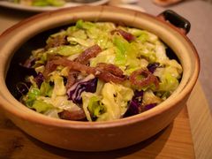 椰菜腊肉粉丝煲-香港百合居(LCM置汇旭辉广场店)